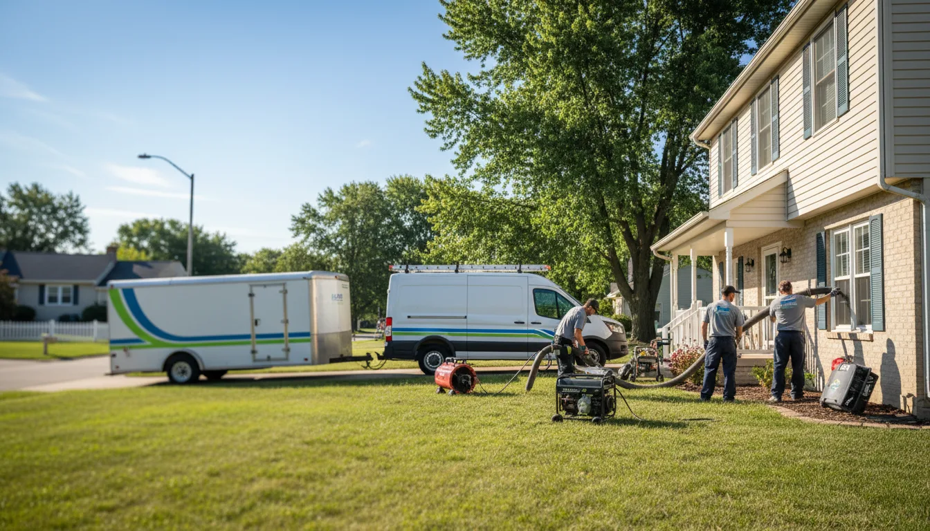 Flooded Basement Restoration And Cleanup With Repair in Nilwood, IL near me